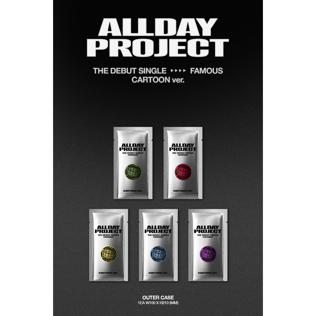 ALLDAY PROJECT - [ FAMOUS ] DEBUT SINGLE ALBUM (CARTOON Ver