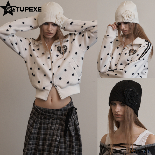 SETUP-EXE] PEARL CORSAGE BEANIE_3color / 100% 正品KR 產品/ 從