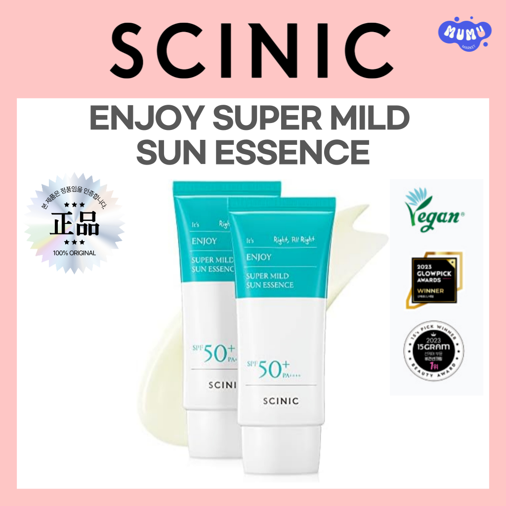 [SCINIC] 超溫和防曬精華 SPF50+ PA++++ | 日常防曬乳 - 50ml | SCINIC 韓國防曬 | 蝦皮購物