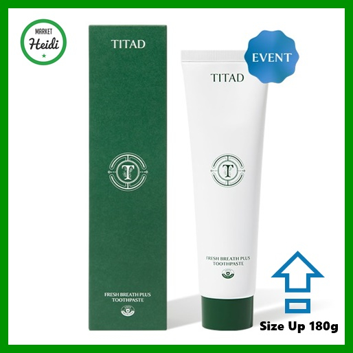[TITAD☆韓國] Fresh breath plus牙膏100g/180g孕婦牙膏純素牙膏口臭去除劑 | 蝦皮購物