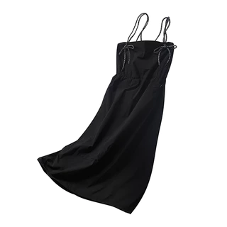 [KIRSH] 戶外氣球梭織連衣裙 (黑色)