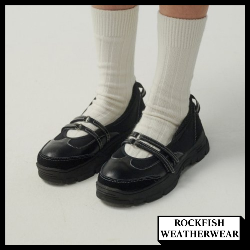 ROCKFISH WEATHERWEAR TWO STRAP SNEAKERS 厚底芭蕾舞鞋厚底瑪莉珍鞋