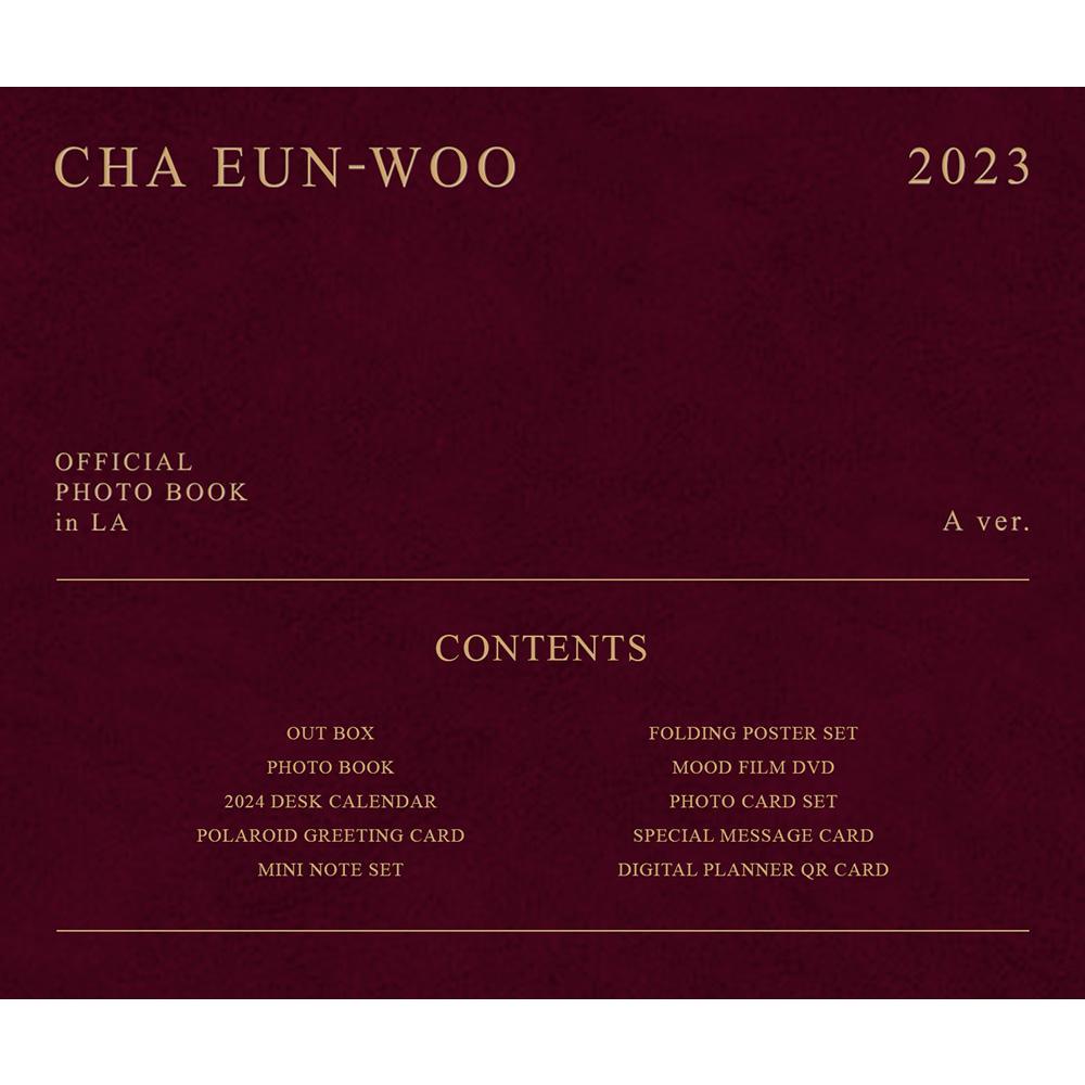 CHA EUN-WOO (ASTRO) - 2023 OFFICIAL PHOTO BOOK in LA | 蝦皮購物