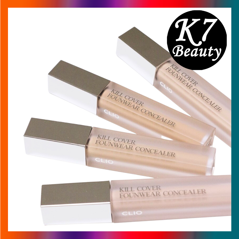 [CLIO] Kill Cover Founwear Concealer 噴泉裝遮瑕膏 6g 蝦皮購物