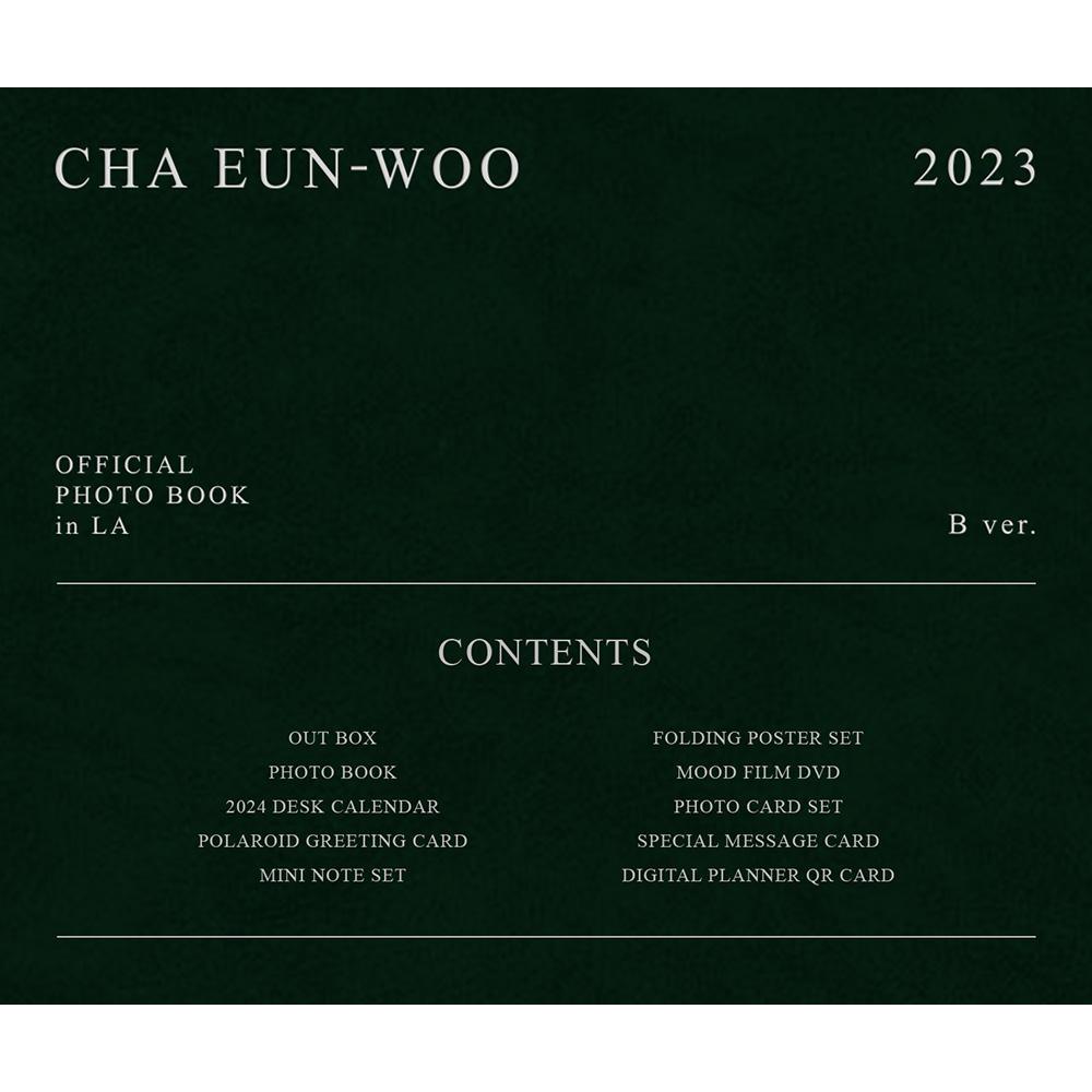 CHA EUN-WOO (ASTRO) - 2023 OFFICIAL PHOTO BOOK in LA | 蝦皮購物