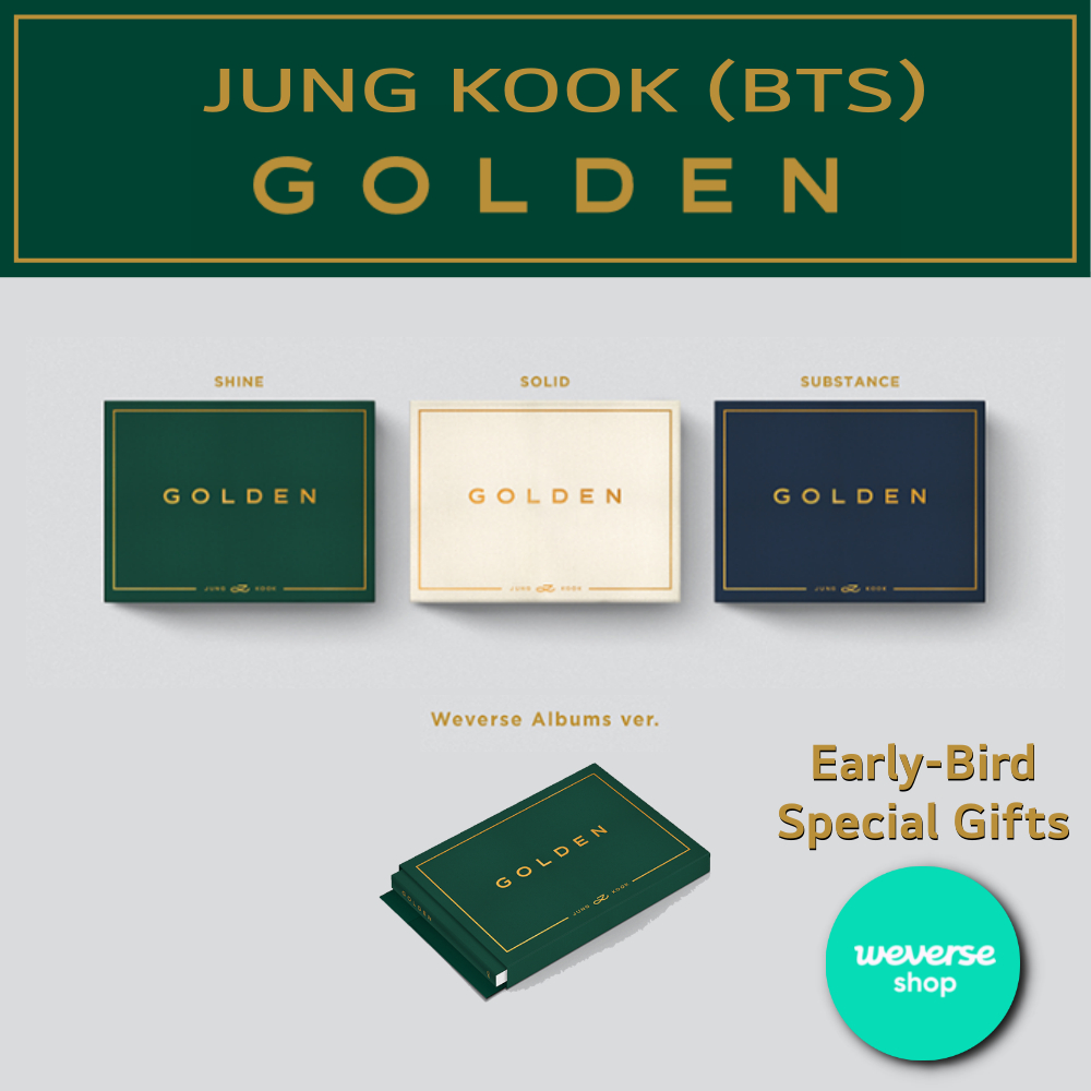 [Early Bird 特典] JUNGKOOK (BTS) - GOLDEN (4CD SET)