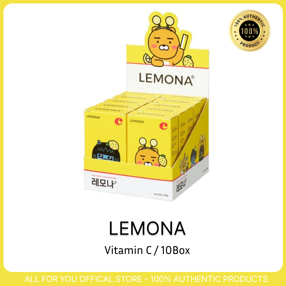 LEMONA [KYUNGNAM] 檸檬 10 BOX(100 pcs) 維他命 C 棒 Kakao Friends | 蝦皮購物