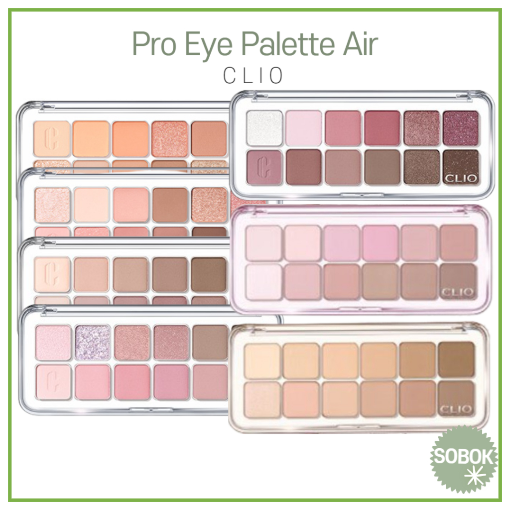 [CLIO] Pro Eye Palette Air 8色 閃粉眼影 眼盤 蝦皮購物
