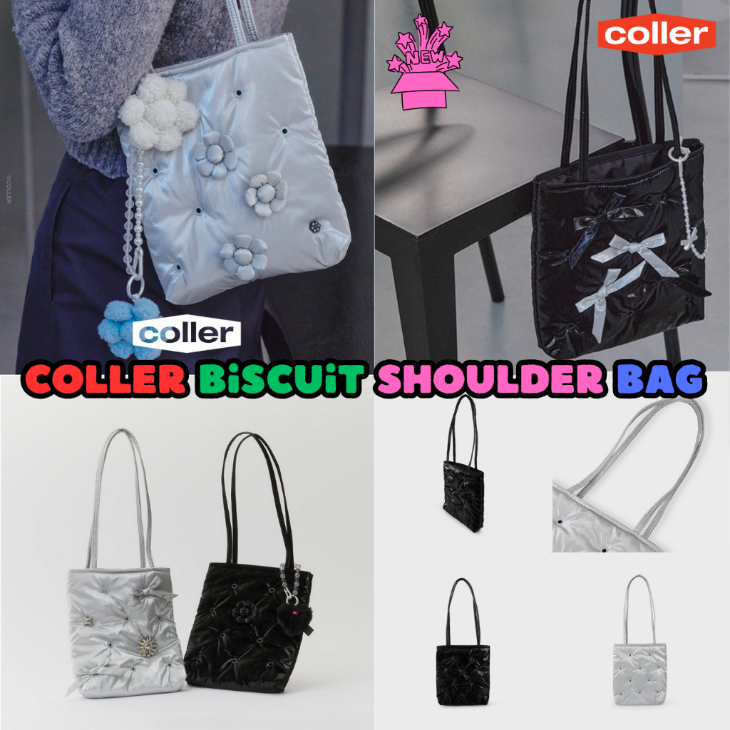 [NEW] Line FRIENDS COLLER 餅乾單肩包 / 珍珠灰 /Onyx Black | 蝦皮購物