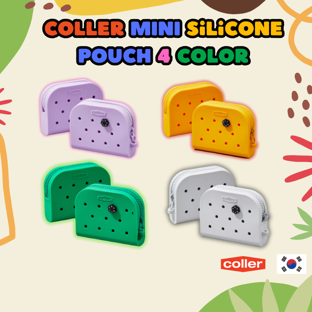 [LINE Friends X COLLER] COLLER 迷你矽膠袋 4 色 | 蝦皮購物