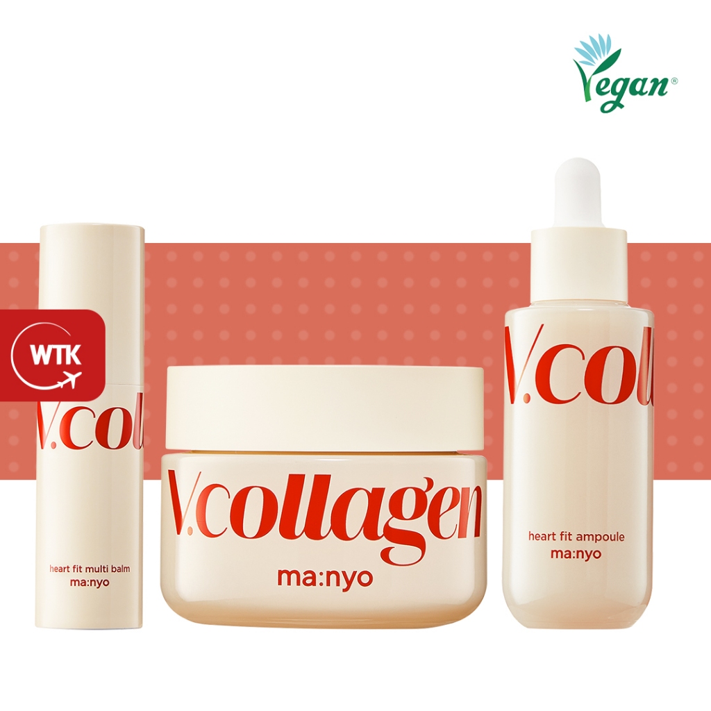 🇰🇷韓國直送 [Manyo 魔女工廠] V.Collagen 膠原蛋白緊膚安瓶 50ml / 面霜 50ml / 萬用膏 | 蝦皮購物
