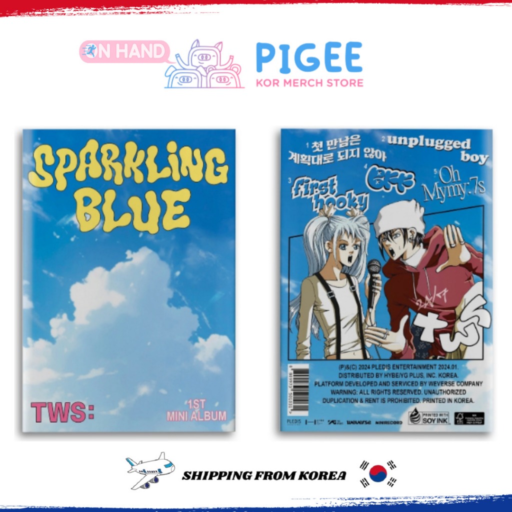 TWS - [ SPARKLING BLUE ] 1ST Mini Album (WEVERSE Album Ver