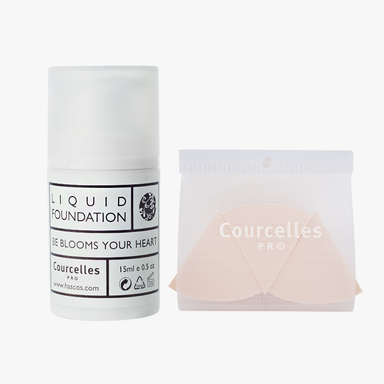 Kbeauty [Courcelles] Liquid Foundation 15ml + Wate 蝦皮購物