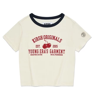 [KIRSH] Youthhostel 圖形半短款 T 恤(象牙色)