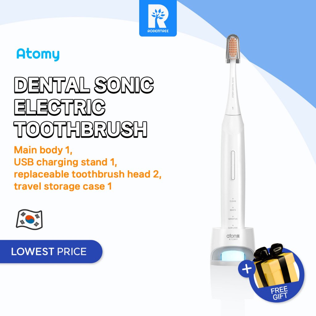 Atomy Dental Sonic Electric ToothBrush 電動牙刷 (1套) | 蝦皮購物