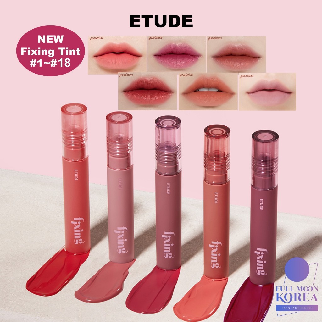 Etude House] 膜幻濾鏡透感唇霧Fixing Tint 4g 唇彩唇膏| 蝦皮購物