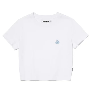 [KIRSH] 小櫻桃短款t恤(白色)