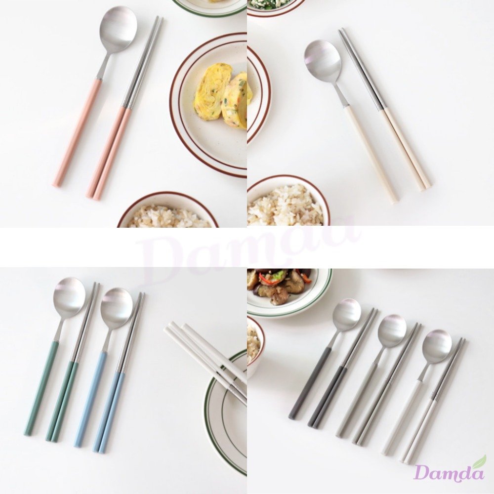 Kamome Color Mood Spoon and Chopsticks Set 韓國製餐具組（湯匙＋筷子） | 蝦皮購物