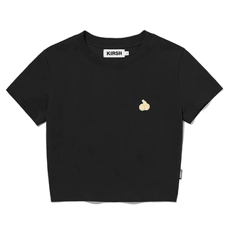 [KIRSH] 小櫻桃短款 T 恤 (黑色)