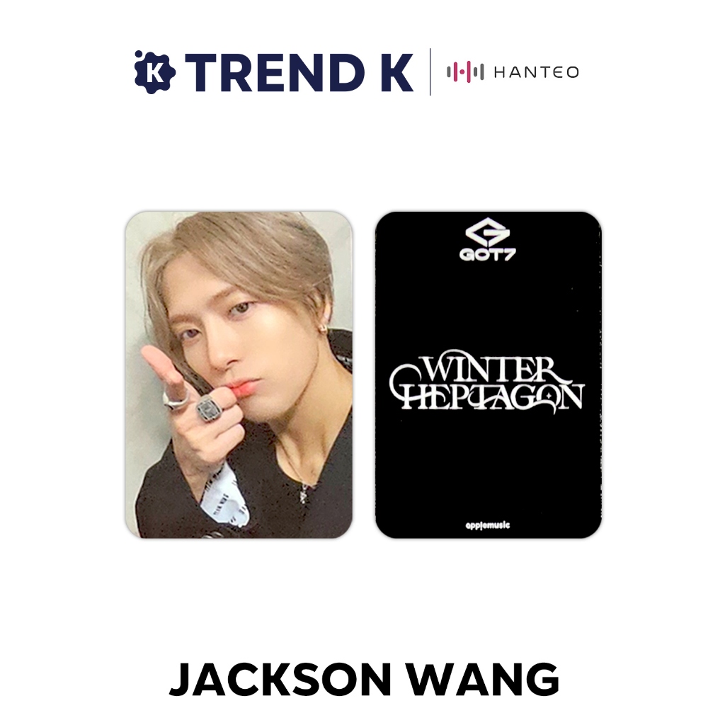 GOT7 Jackson Winter Heptagon Apple Music POB Photocard 福袋