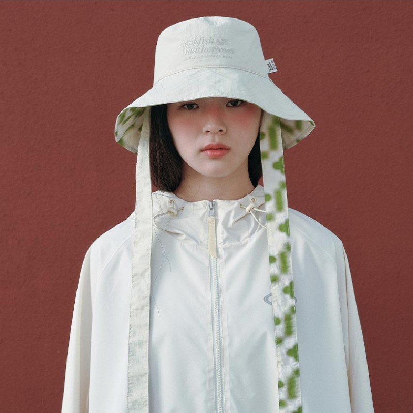 X MINJUKIM] REVERSIBLE FLARE BUCKET HAT - 3 colors