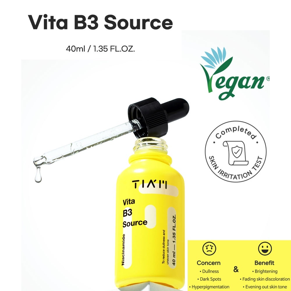 【韓國直郵】Olive Young熱銷 TIAM Vita B3 Source維他命B3精華 40ml | 蝦皮購物