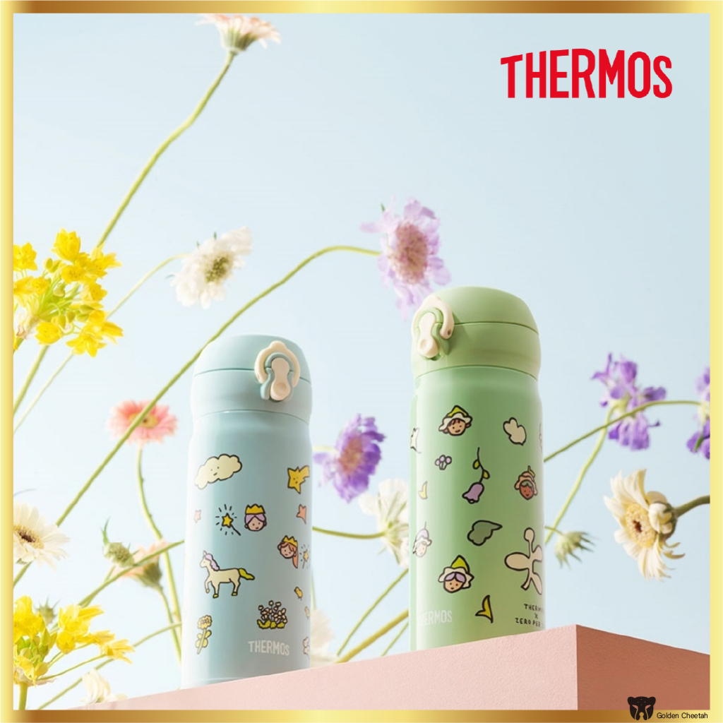 [Thermos X Zero per Zero] 圖形一鍵式玻璃杯 400ml 蝦皮購物