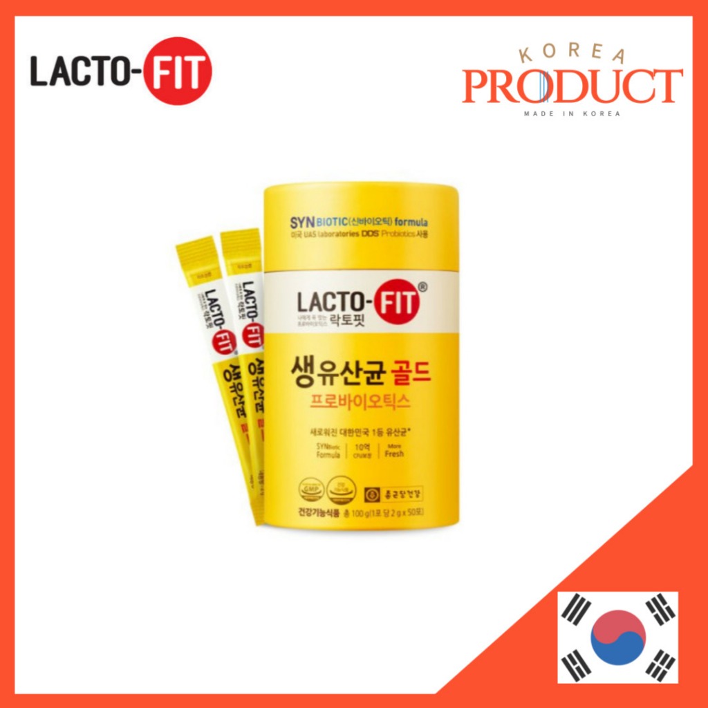 Chong Kun Dang Lacto-Fit 益生菌黃金乳糖 5x 配方 2g x 50 支 | 蝦皮購物