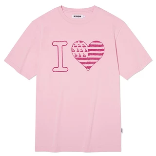 [KIRSH] I LOVE KIRSH T 恤(淺粉色)