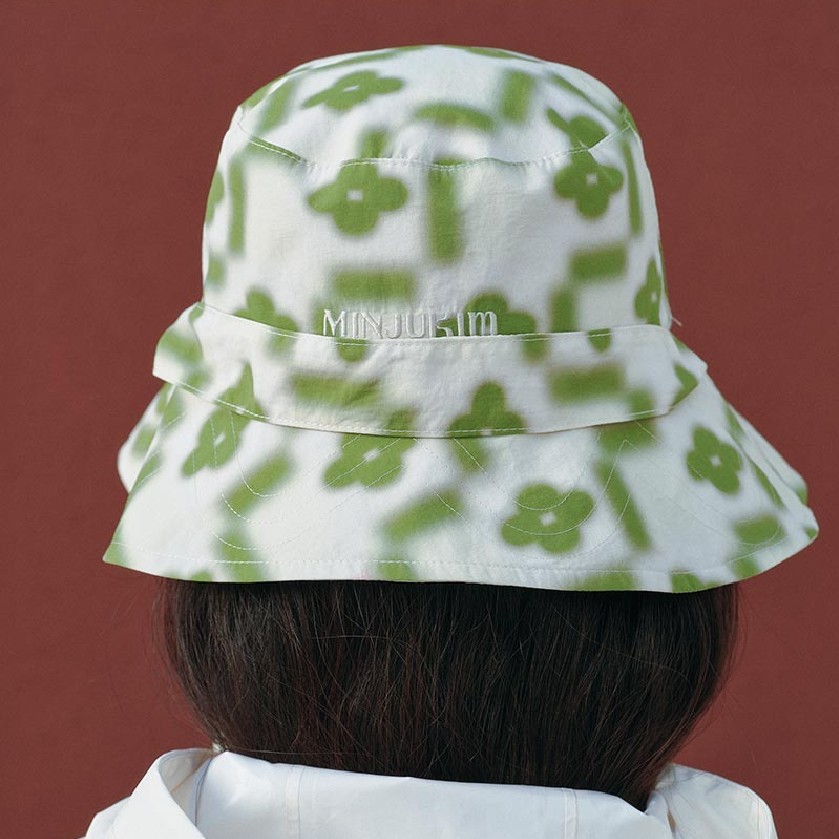X MINJUKIM] REVERSIBLE FLARE BUCKET HAT - 3 colors