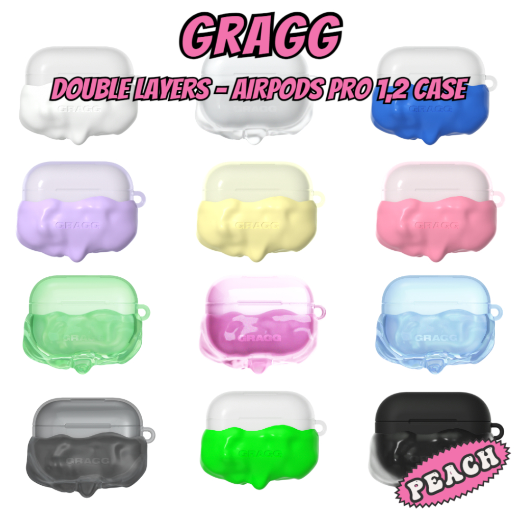 GRAGG Double Layers Airpods Pro 1 2 保護套 | 蝦皮購物