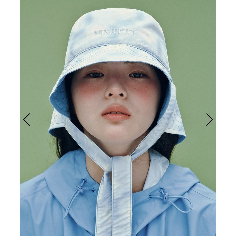 X MINJUKIM] REVERSIBLE FLARE BUCKET HAT - 3 colors