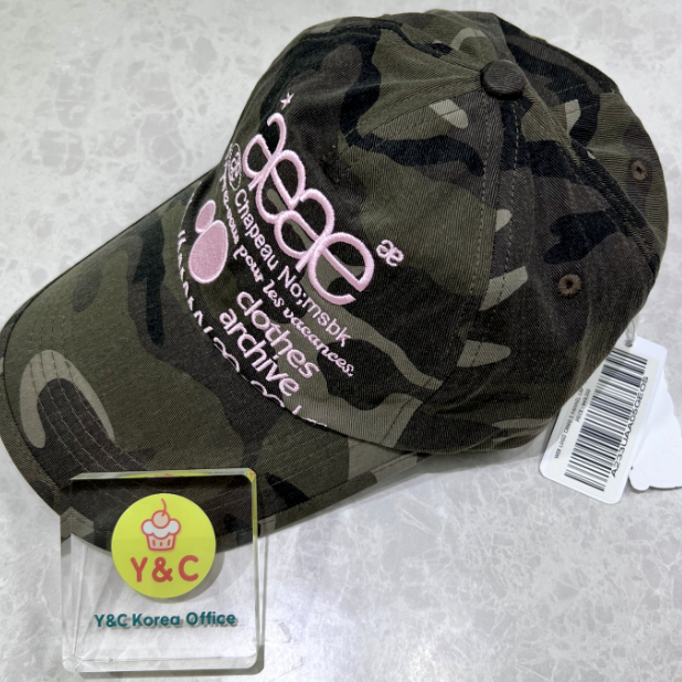 AEAE WEB LOGO CAMO 5 PANNEL CAP 韓版老帽韓系帽子棒球帽鴨舌帽