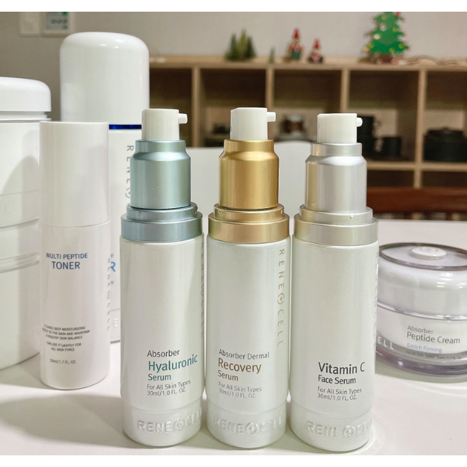 潤妮秀Renecell 維生素C精華/透明質酸精華素/滋潤修護精華| 蝦皮購物