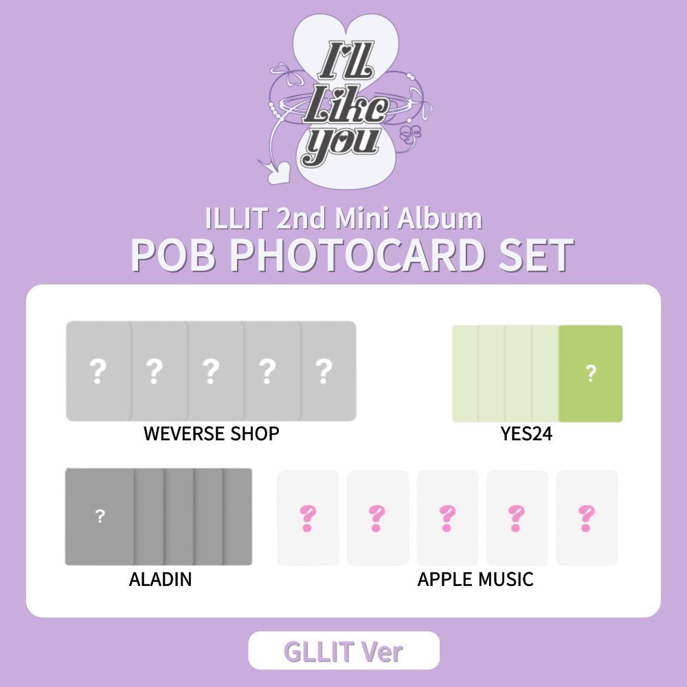 Album ILLIT – 'I'LL LIKE YOU TO' GLLIT Ver. + Pre-order Benefits + BolsVos Digital Planner Exclusif (K-POP)