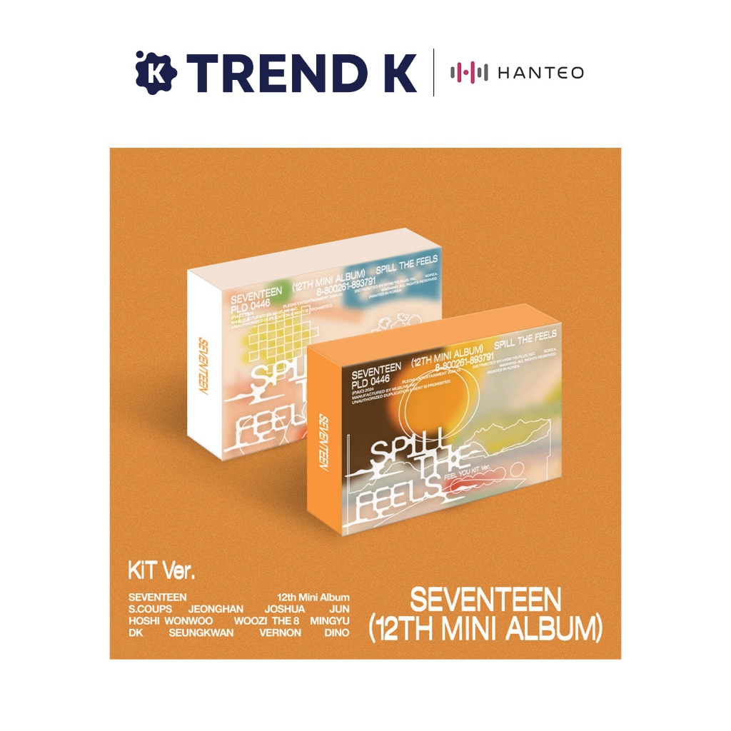 Seventeen - 12th Mini Album [SPILL THE FEELS] (KiT 版) | 蝦皮購物