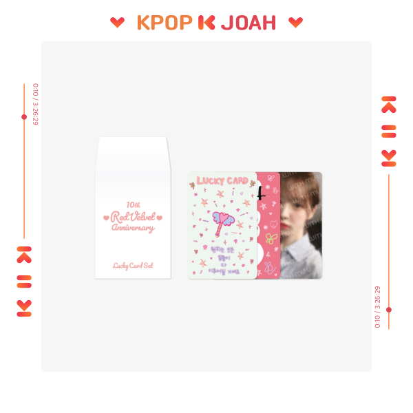 LUCKY CARD SET) 2024 Red Velvet 10TH ANNIVERSARY MD | 蝦皮購物