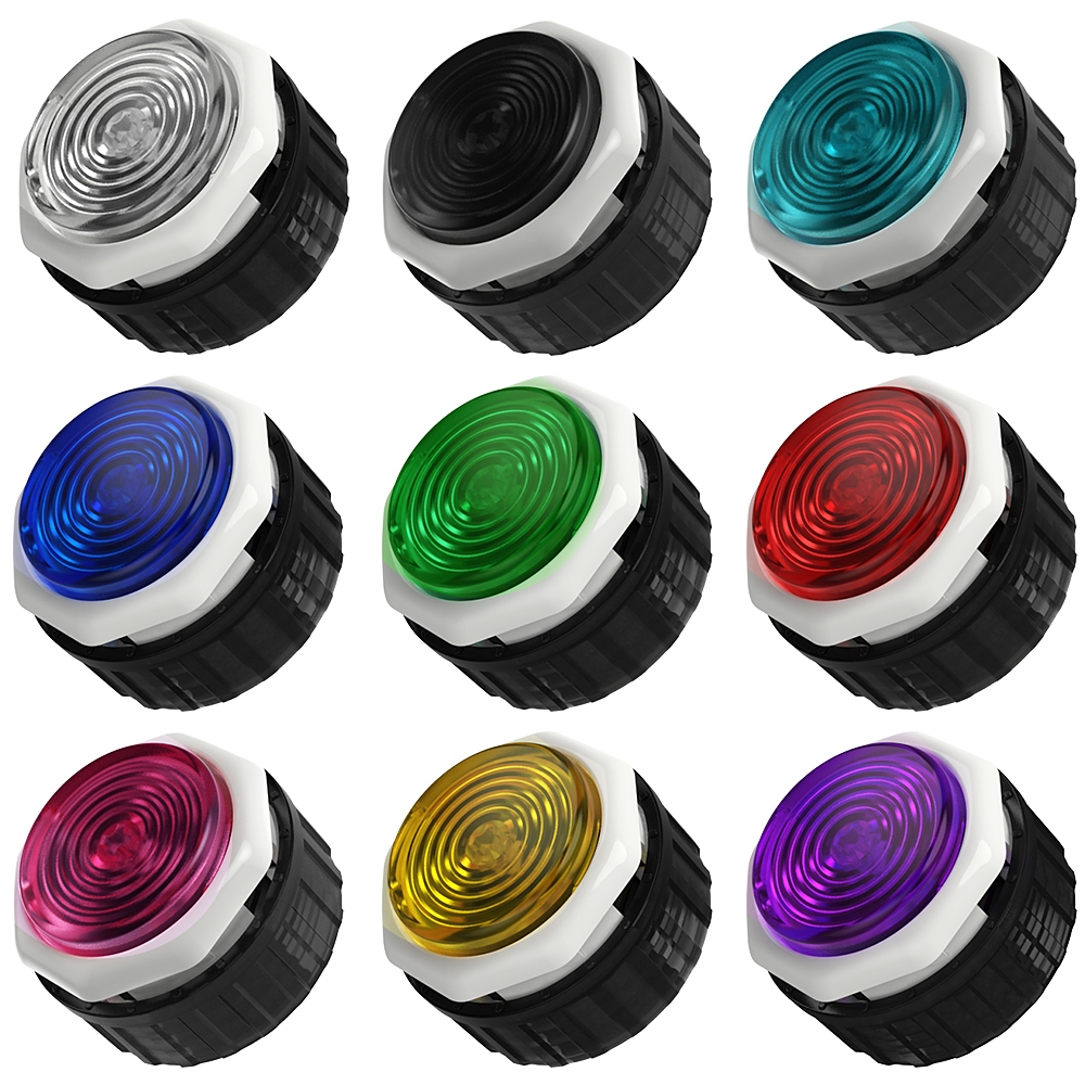 Gamerfinger 按鈕 HBFS-30-G3 螺絲白色 (30mm) | 蝦皮購物