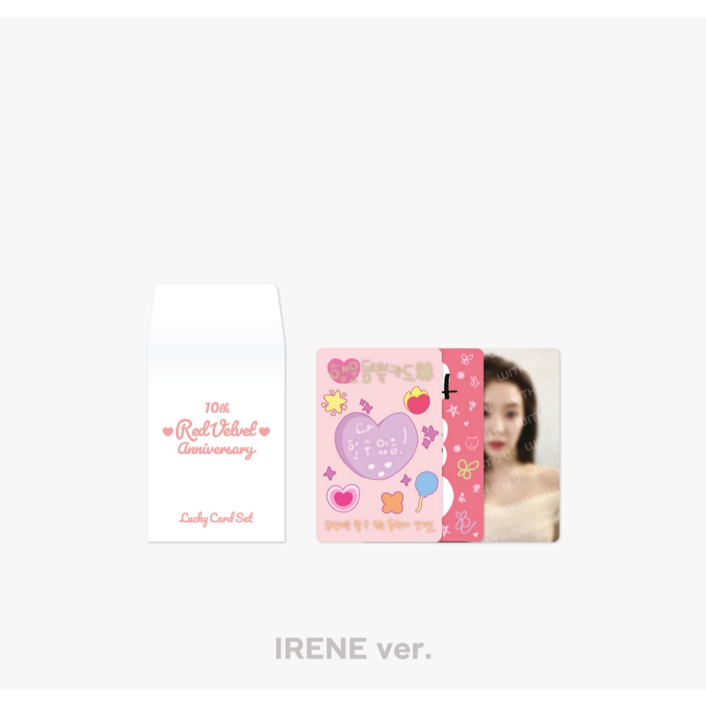 LUCKY CARD SET) 2024 Red Velvet 10TH ANNIVERSARY MD | 蝦皮購物