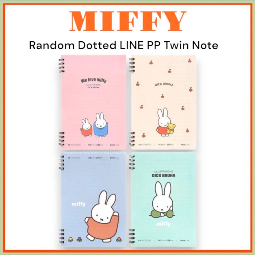 [MIFFY] 虛線 PP Twin Note 隨機設計 (1p / 2p) | 蝦皮購物