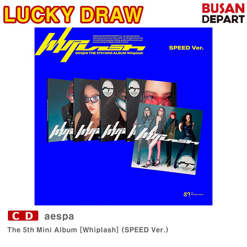 [LUCKY DRAW]aespa The 5th Mini Album [Whiplash] (SPEED Ver.) | 蝦皮購物