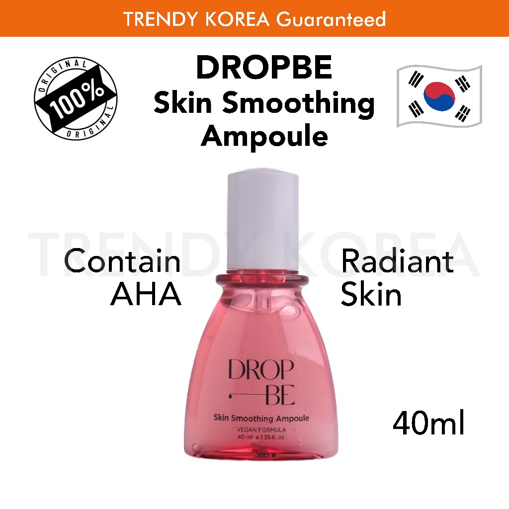 Dropbe skin Smoothing Ampoule, 面部精華液和精華液,40ml(韓國護膚品,玻璃皮膚精華液) | 蝦皮購物