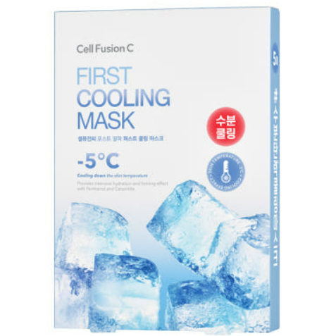 Cell Fusion C First Cooling Mask 5 片 / Cica 冷卻面膜 5 片 / First | 蝦皮購物