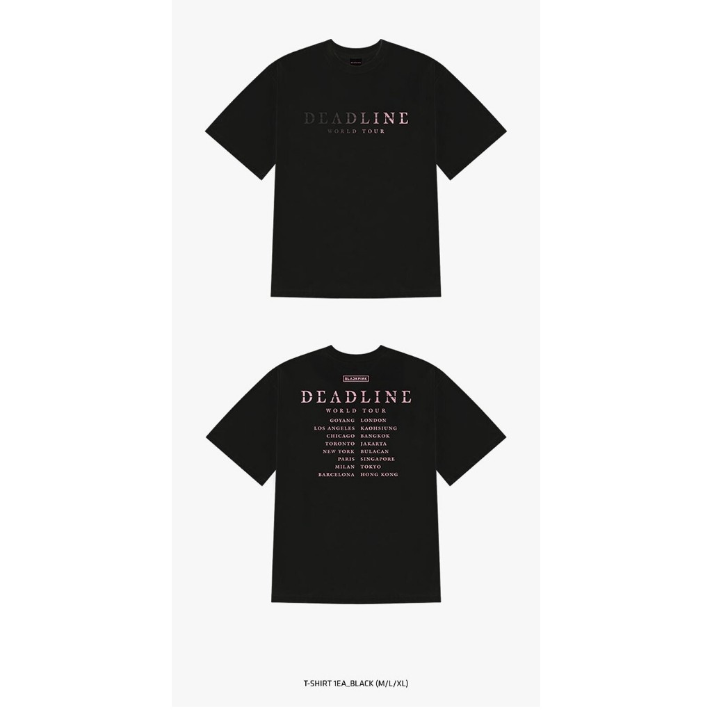 BLACKPINK ゴヤンコン HEAT REACTIVE T-SHIRT L BLACKPINK | [DEADLINETOUR] BLACKPINK HEAT REACTIVE T-SHIRT