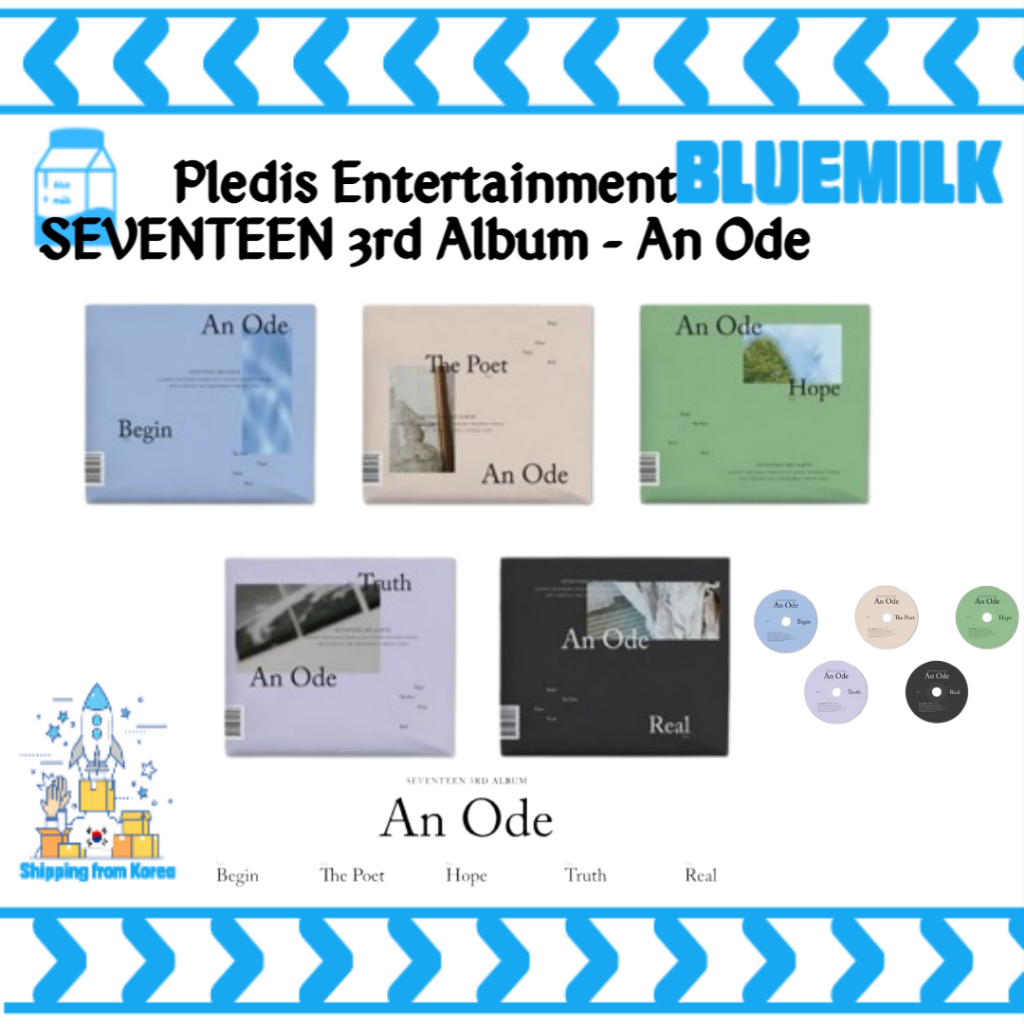 專輯 3rd SEVENTEEN,專輯 An Ode, Album SEVENTEEN, K-pop SEVENTEEN | 蝦皮購物
