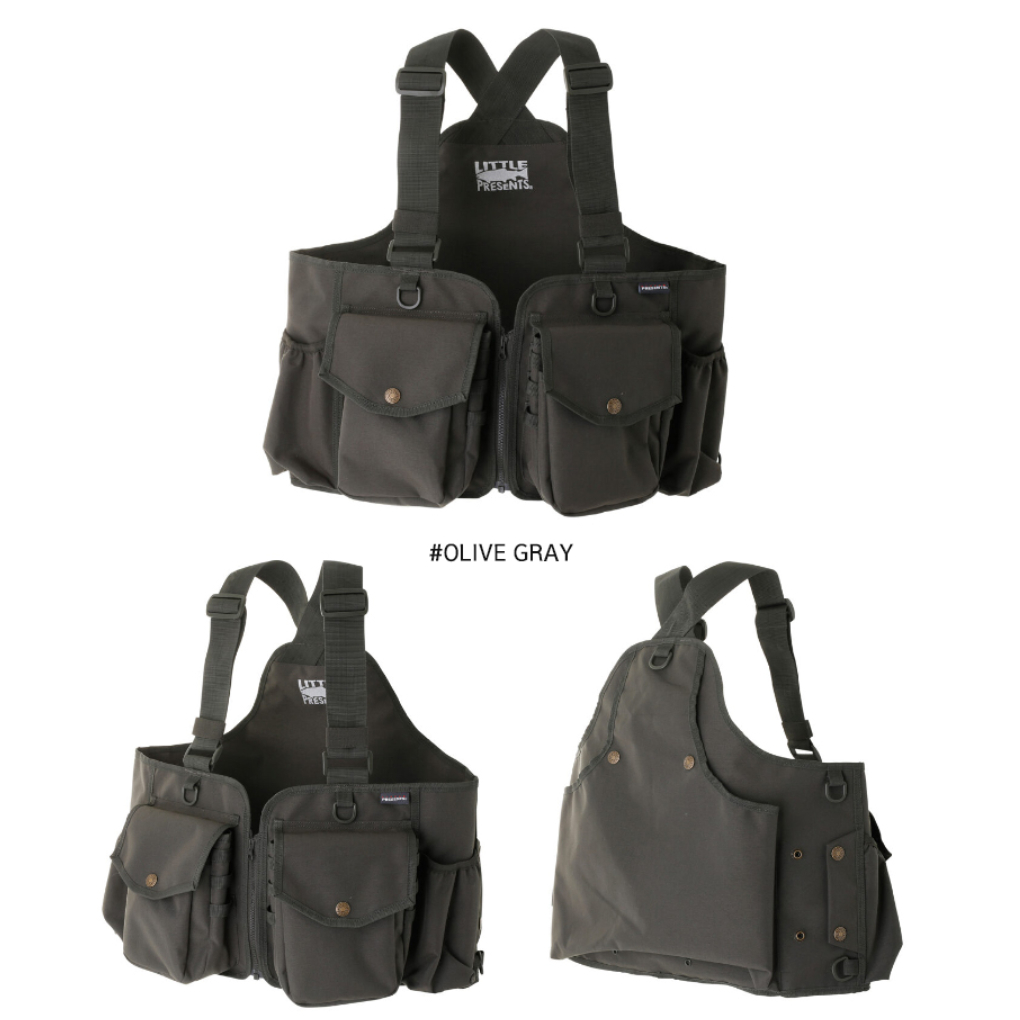 Amazon.co.jp: Little Presents V-25 Trout Classic Vest Olive