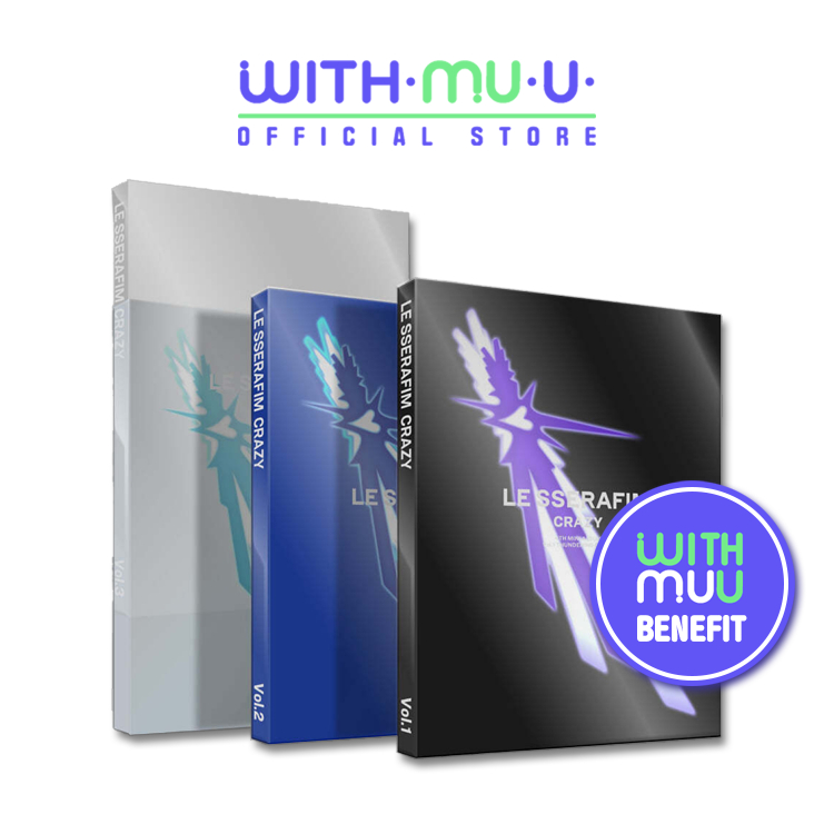 LE SSERAFIM 第4張迷你專輯[CRAZY] (WITHMUU特典) | 蝦皮購物