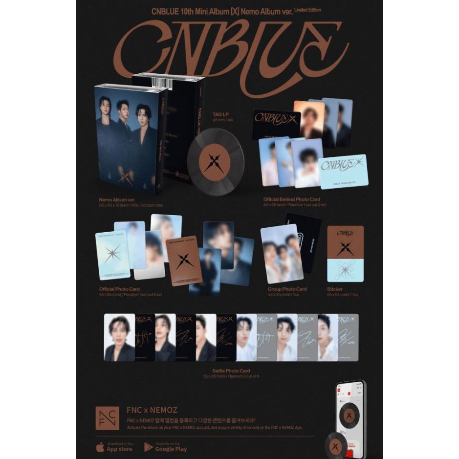 CNBLUE - 10TH MINI ALBUM [X] NemoALBUM ver. (Limited Edition