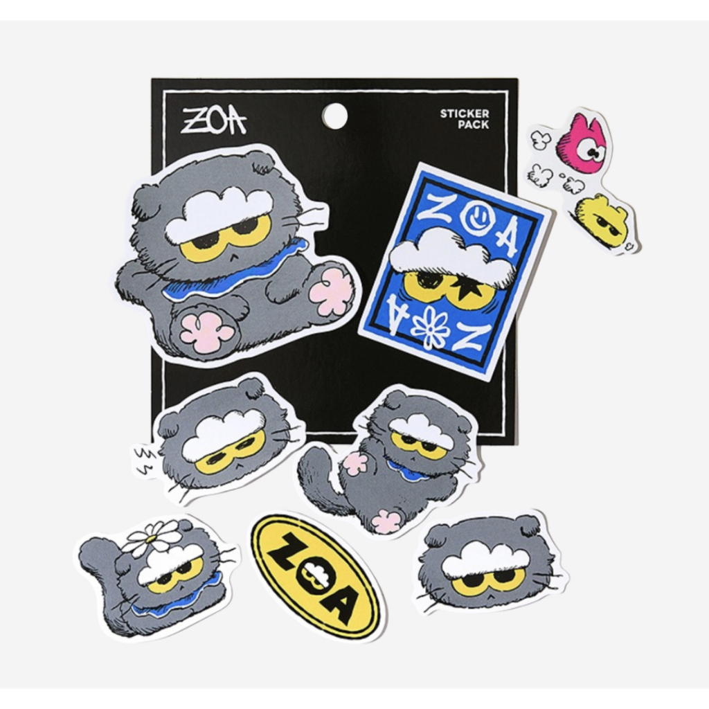 Zo&Friends 角色貼紙套裝 – A&ne / Zoa GD 品牌 POP-UP 限量 | 韓國·泰國·香港獨家 | 蝦皮購物