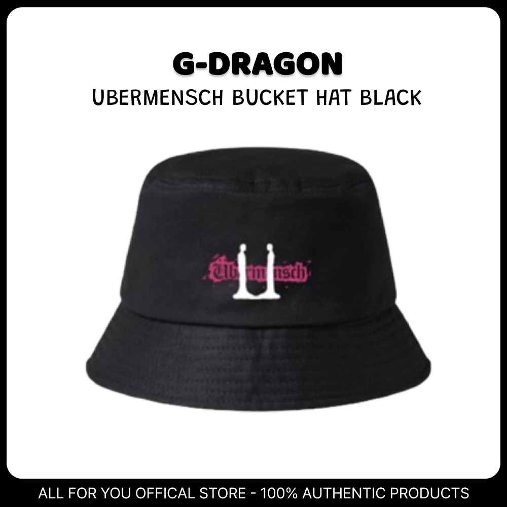 G-DRAGON] Gd Ubermensch 漁夫帽黑色| 蝦皮購物